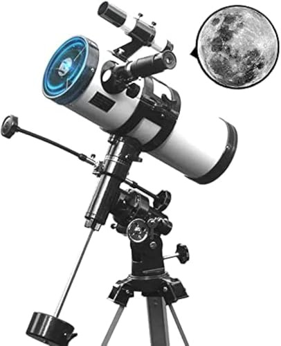 Professionelles Astronomisches Teleskop 1000x114mm Eq Monokular Mit Großem Durchmesser Leistungsstarker Newton-reflexor Mit Manueller äquatorialer Montierung