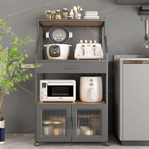 Stilvoller, moderner Barschrank – Kaffeestation & platzsparende Aufbewahrung für Küche & Wohnzimmer – schickes Sideboard-Design, ideal für Home Entertaining & Nization