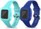 RuenTech 2er Pack Band Kompatibel mit Garmin Vivofit JR.3 Kids Armband Silicone Ersatzarmband Ersatzband Armbänder Bands Gurt Zubehör (grün+dunkelblau)