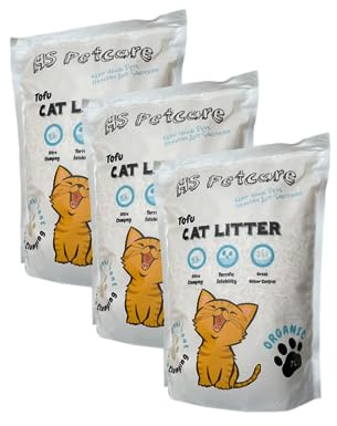 21L Organic Natural Cat Litter Ultra Clumping Odour Control Flushable Long Lasting Dust Free Seal By Zipper (Original Scent)