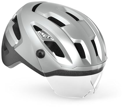 MET Intercity MIPS REFL.Mate Helm, Sport, Silber (Silber), S