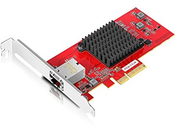 Carte réseau - 10 Go Base-T PCI-e - Contrôleur Marvell AQtion AQC107, NICGIGA 10G, adaptateur Ethernet, Carte NIC, Port RJ45 10 Go, Prise en charge Windows/WindowsServer/Linux/VMware
