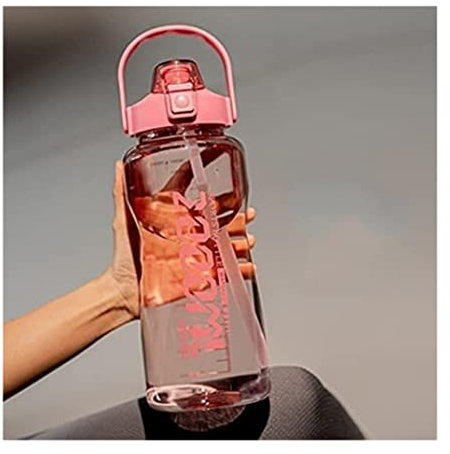 Wasserflasche Trinkflasche Sportflasche Wasserflasche Mit Großem Fassungsvermögen, 1,5 L, 2,0 L, 3,8 L, Mit Griff, Outdoor, Fitnessstudio, Flaschen, Fitness, Sport, BPA-frei, Niedlicher Krug, Durchsic