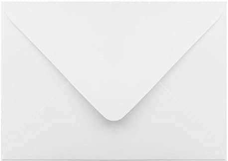 DJP C5 White Greeting Card Envelopes – 100gsm Gummed – Premium Quality Envelopes for A5 Cards & Invitations – Pack of 50