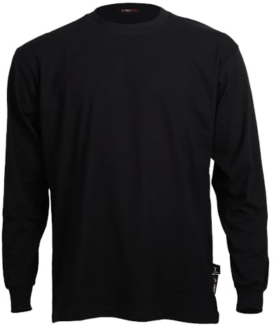 TEXFIRE | Langarm-Feuerschutz-T-Shirt für Schweißer EPI CAT II und CE-Zertifiziert. Schutz vor Schweißfunken oder Trennschleiffunken.