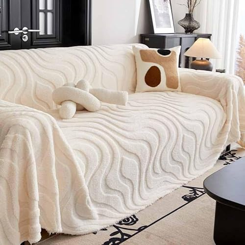 YWQJL Sofaüberwurf Decke Groß XXL L Form Ecksofa Samt rutschfest Wasserdicht Überwurfdecke Sofa Decke Überwurf Sofa Tagesdecken Sofaüberwurf(03,180 * 520)