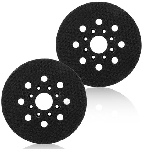 2pcs 125 mm Plateau De Ponçage, Plateau Ponceuse, Compatible Avec Pex 220 A, Gex 125-1 Ae, Pex 220 Ae, Skil 7402/7490, Remplacement Avec Système De Collecte De Poussière Efficace