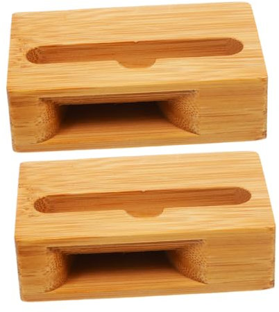 Hemobllo 2piezas Soporte Amplificador De De Estante para Teléfonos Móviles Amplificador Acústico Natural Diseño Multifuncional para y Soporte Portátil para y Entretenimiento