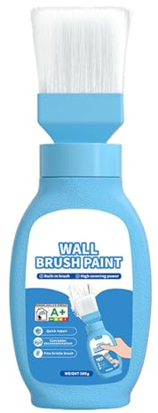 Kit de pintura sin olor – Rodillo de reparación con pintura de látex | Repare rápidamente arañazos manchas en paredes, techos muebles – perfecto para salones, dormitorios y cocinas