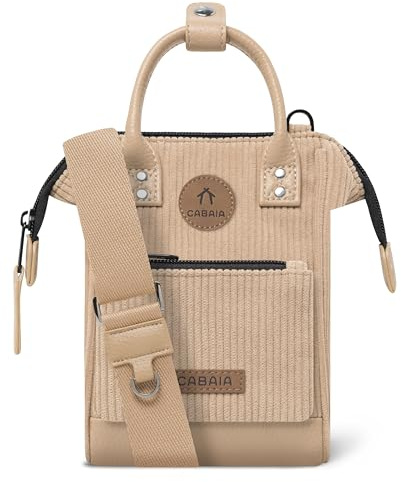 CABAIA Nano Bag 1,8L - Petit Sac Bandoulière Femme - Déperlant | Format compact · Bandoulière réglable · Poches intérieures · Tissu recyclé · Certifié Vegan