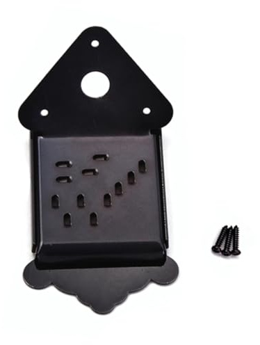 Veemoon Cordal y Cambios Rápidos de Cuerdas Triangular Negro de Metal para Mandolina con Durabilidad Prolongada Accesorios para Guitarra Eléctrica