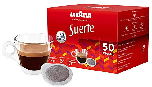 Lavazza Suerte - Caffè Macinato Espresso In Cialde in Carta, 1 Confezione da 50 Cialde