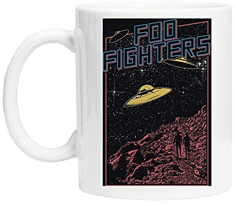 Fighters Music Vit Keramisk Mugg Kopp För Te Kaffe White Ceramic Mug Cup For Tea Coffee