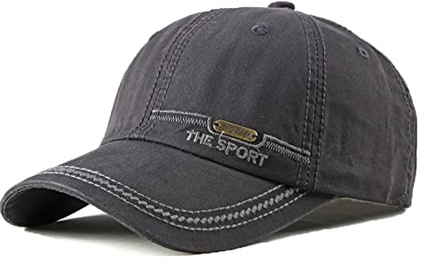 YAMEE Denim Baseball Cap Herren Damen,Basecap Sonnenhut Unisex Sportkappe,Baseballkappen Herren für Outdoor-Aktivitäten Angeln,Camping