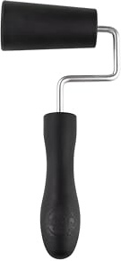 Sally Effizienter Backformroller mit ergonomischem Griff - Antihaft Silikon & Aluminiumkern für perfekt ausgerollte Teige - Nudelholz, Rolling pin, Backzubehör, Edelstahl