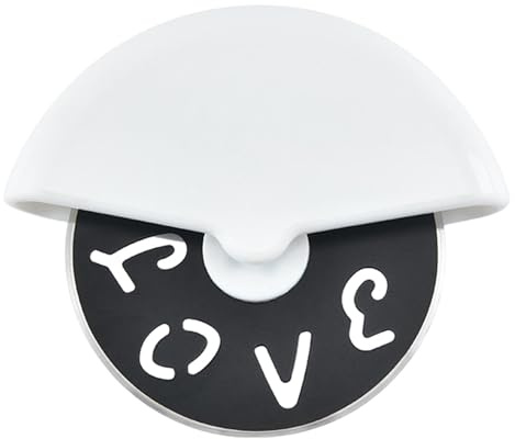 Cortadora de pizza, rueda de corte de pizza redonda para rebanadora de pizza portátil | Rueda de corte de pizza redonda, rueda ergonómica para rebanar, para, queso, pastel, gofres