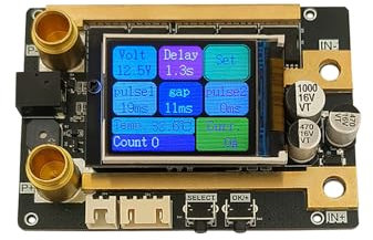 Kit di Saldatrice a Punti per Batteria, Saldatore a Punti DC 12V 1500A PCB Circuit Board con Display LCD, Set di Controller Saldatura per Saldatrice Fai Da Te