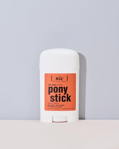 PONY STICK de NIC | CERA CAPILAR EN BARRA. Suaviza Frizz, Moldea Cabello y Aporta brillo. Ideal para flequillo y Baby Hairs | 30g
