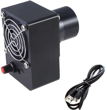 Ventilador de 12 V CC 60 con cable USB para un potente flujo de aire en varios ajustes