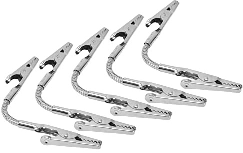 Jeffergarden 5 St Dubbelhuvud Memo Clip Fotohållare Böjbar Robust Metall med Fint Utförande för DIY Craft Hemmakontor Bröllopsfest