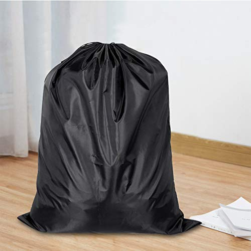 94 x 120 cm Storage Bag, Extra Large Drawstring Storage Bag, Waterproof Black Moving Bag, Oxford Fabric Storage Organizer Bag for Duvet, Pillows, Quilt, Under-Bed, Clothes, Shoes,Toy Storage