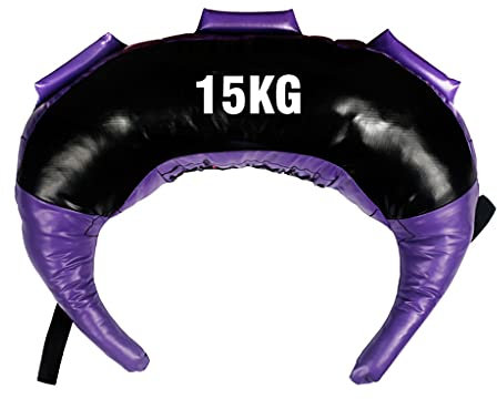 ZXQZ Bulgarische Tasche, Sport Fitness Yoga Sandsäcke, Boxen Stanzen, für Krafttraining, 12 Kg / 15 Kg / 18 Kg / 20 Kg (Size : 15kg)