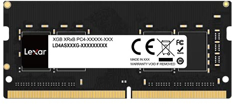 LEXAR Memoria SODIMM 8 GB DDR4-3200, LD4AS008G-B3200GSST