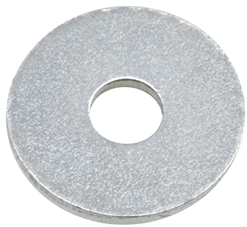 AERZETIX C60959 Arandelas Carrocería Planas Anchas M4 Ø4.3x15x1.25mm | Juego de 100, Acero Galvanizado