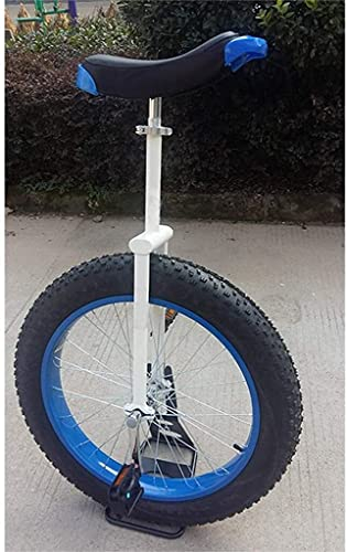 Einrad Fahrrad 20/24 Zoll Einrad Rad für Kinder Erwachsene Anfänger Jugendliche, Komfortabler Einradsattel Einrad Sitz Stahlgabel Gummirahmen Bergreifreifen für Unisex