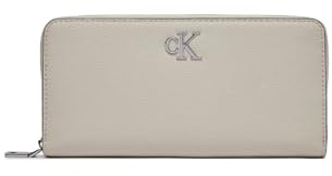 Calvin Klein Jeans Mädchen Ck Must Z/A Wallet XL Geldbörsen, Stone