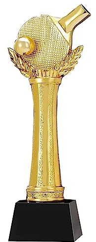 Pokale, Medaillen Auszeichnungen Kreative Tischtennis-Trophäen In Gold, Silber Und Bronze Meisterschaftstrophäe Im Tischtennis Preis Für Den Besten Tischtennis-Team-Schriftzug Geschenk-Souvenir (Colo
