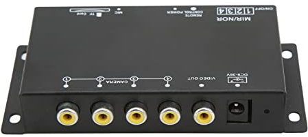 Videoregistratore per Auto, DC9‑36V 4 Canali 2.4G Videoregistratore Digitale per Veicoli con Telecomando Interfaccia 720P Mini MDVR Universale per Camion Camper