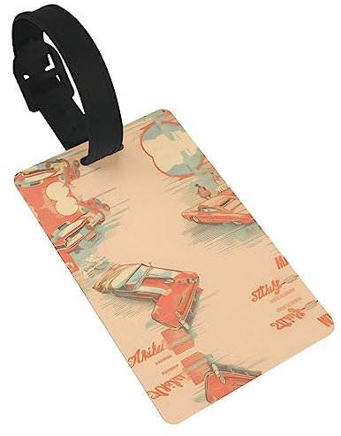 Gepäckanhänger für Auto, Ausweis, Kofferetiketten, PVC, Gepäckanhänger für Damen, Herren, Kinder, Mädchen, Reisen