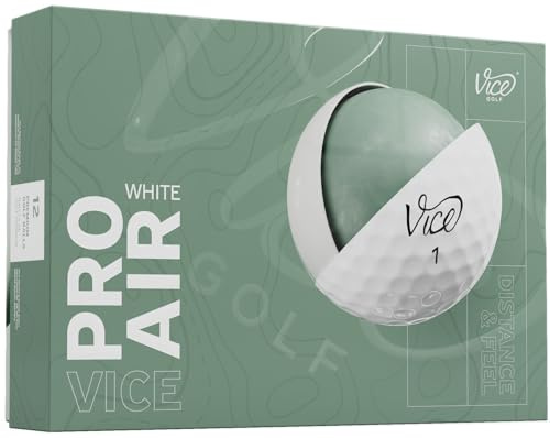 Vice Pro Air Golf Balls (2025 Model) (White)