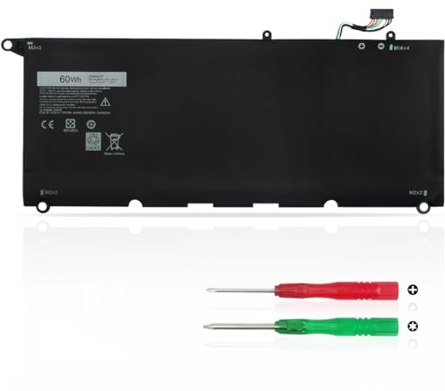 KXRSII PW23Y Laptop Batería para DELL XPS 13 9360 13-9360-D1605G 13-9360-D1605T 13-9360-D1609 13-9360-D1609G 13-9360-D1705G 13-9360-D1805T P54G002 Series TP1GT RNP72 0RNP72 0TP1GT