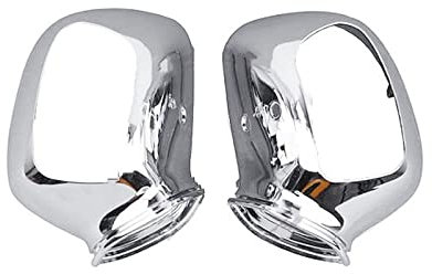 DKPMWD Motorrad Lenkerendenspiegel Rotes Motorrad-Rückspiegelgehäuse Für Glodwing Für GL1800 2001-2011 2005 2006 2007 2008 2009 2010 Motorradspiegel(Rot)
