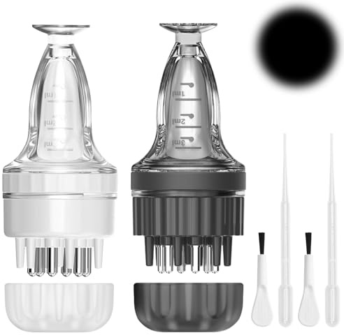 Katyjun 2 Stück Hair Oil Applicator, Kopfhaut Öl Applikator