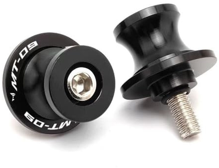 Diábolos para Moto para Y&AMA&HA MT09 Tracer MT-09 SP 2015-2024 2023 2021 2022 MT 09 Motocicleta 6MM Tornillos De Soporte Basculante Carretes Deslizantes(Black)
