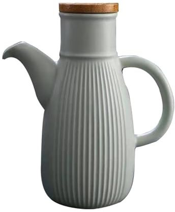 Dispensador de Aceite de Oliva, vinagrera, vinagrera con Tapa, a Prueba de Polvo y Fugas.