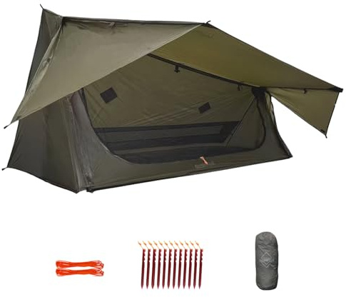 onewind One Person backpackingtält 2.0, Silnylon ultralätt bivy tält
