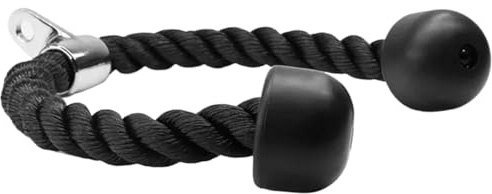 Cuerda de Tracción para Tríceps Cuerda de tracción con un Solo Mango for Entrenamiento tríceps y bíceps, Accesorio for máquina Cable Ejercicios polea Fitness