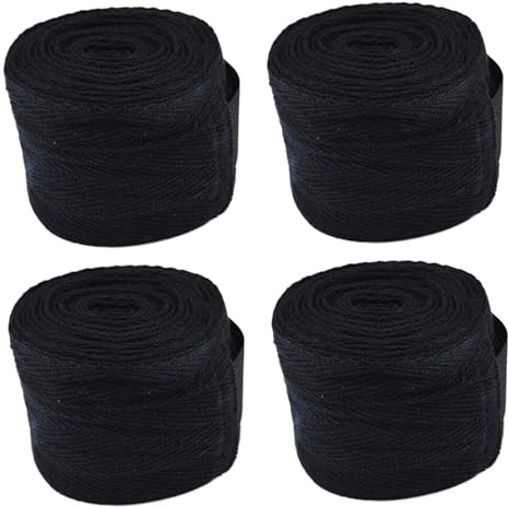 Pineeseatile Vendas de Mano, 4 Vendas de Boxeo, 5.5 Yardas x 2 Pulgadas de algodón para muñeca, Vendaje elástico de compresión de muñeca, Guantes Interiores de Entrenamiento para Artes Marciales