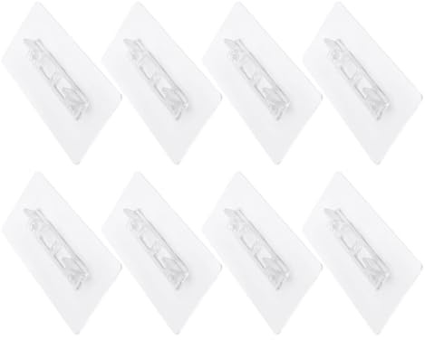 MAGICLULU 8pcs Heavy Duty No-Drill Shelf Support Pegs Thickened Long Strip Brackets for Cabinet and Closet Storage Adhesive Hidden Shelf Brackets Suitable for Kitchen Organiser and Book