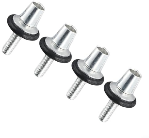 Hosrivae Aluminum Alloy V-Brake Caliper Adjustment Screws, M6 Thread, 4-Pack for Road For Bike, Fixie & Brake Tuning Replacement Hardware