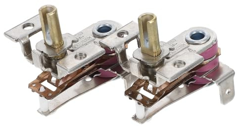 PAMINGONO Interruptor Radiador Aceite, Control y Controlador de Temperatura Bimetálico para Calefacción Eléctrica, 2 Piezas, 16 a 250 V, Invierno Color Aleatorio Varios Estilos