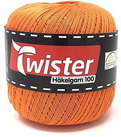 TWISTER Häkelgarn Orange 100g