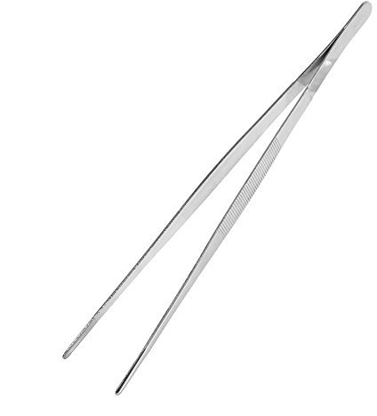 Estink 30cm Grillzange Kochpinzette, Lang Edelstahl Grillpinzette - Grill Fleischpinzette, Pinzette Und Zange Für Die Küche Einsetzbar