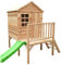 Big Game Hunters Evermeadow Tower Wooden Playhouse with Slide and Platform