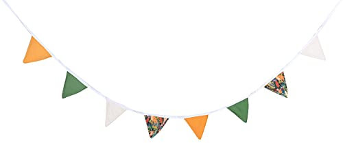 Rainbow Kids Wimpelkette 2,45m Lange beidseitige Wimpelkette draußen Outdoor-Dekoration für Gartenparty und Kinderzimmer (Dschungel)