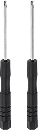 sourcing map Mini Cruciforme Tournevis, 2.0mm Croix Tête pour Montre Lunettes Électronique Réparation, 2 Pcs